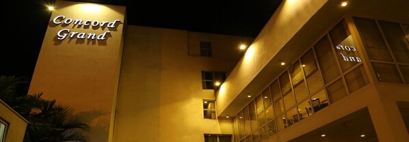 Front of property – evening/night
