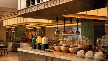 Daily buffet breakfast for a fee