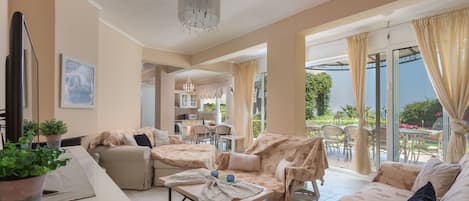 Villa, 3 Bedrooms, Jetted Tub, Sea View | View from room