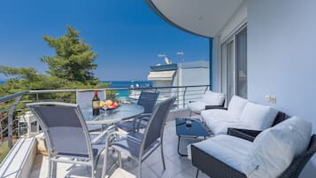 Duplex, 2 Bedrooms, Jetted Tub, Sea View | Balcony