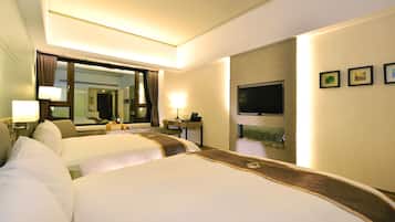 Family Room, 2 Double Beds | View from room