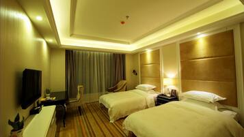 Blackout curtains, bed sheets