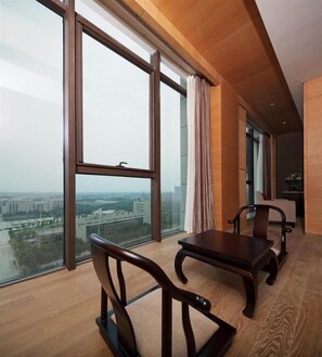 Blick von der Unterkunft