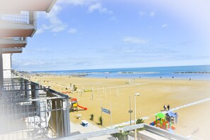 Blick vom Balkon