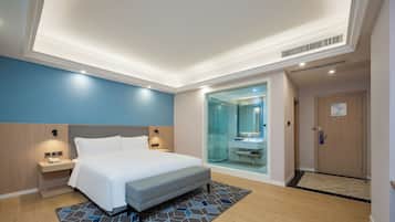 Standardrum - 1 kingsize-säng (Extra Floor Space) | Duntäcken, ljudisolering, gratis barnsängar och extrasängar