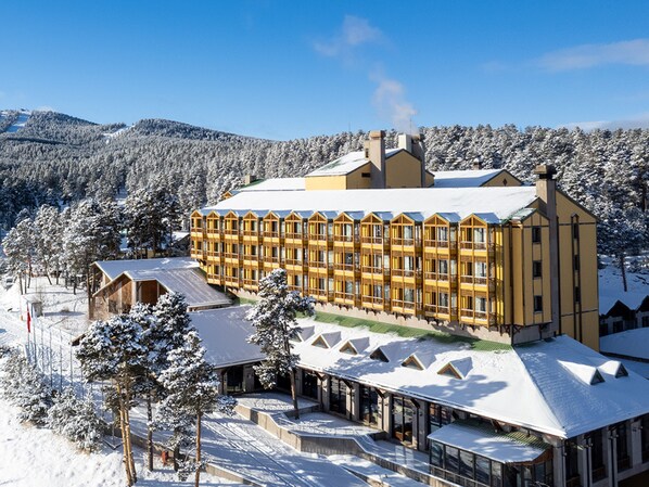 Façade de l’hébergement