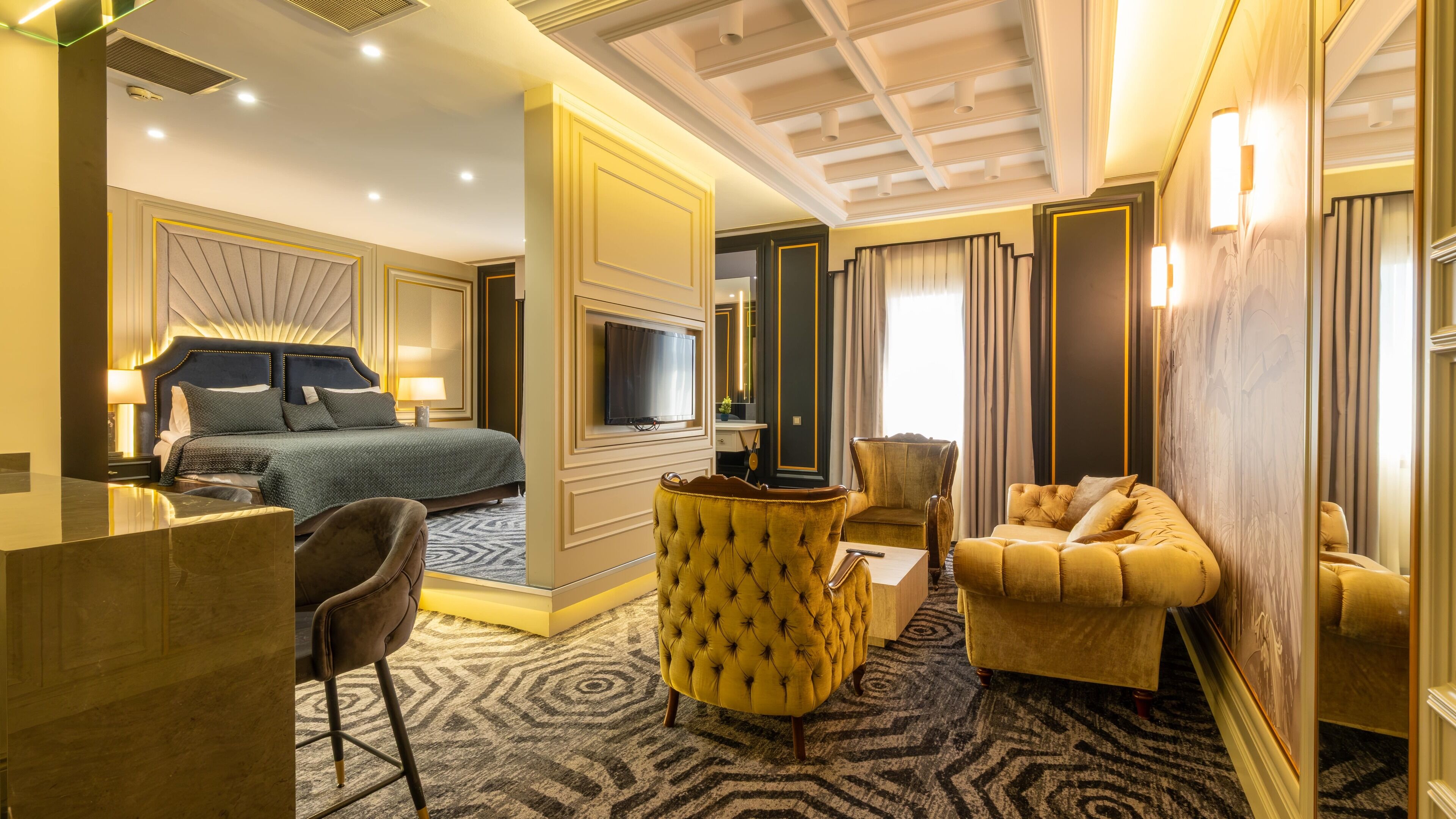 Phòng Deluxe, 1 giường cỡ king | Minibar, két bảo mật tại phòng, trang trí khác biệt 