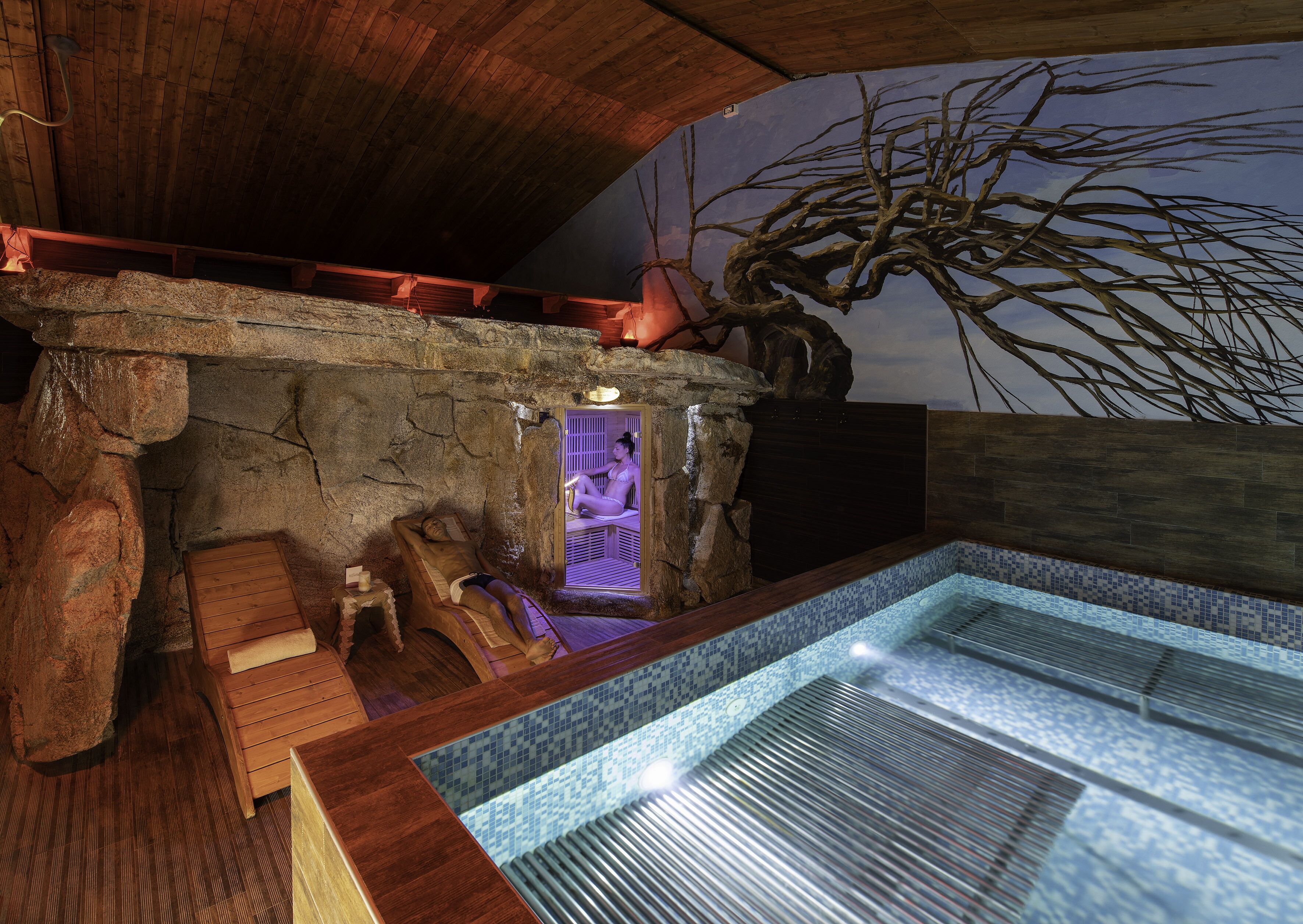 Sauna, bain à remous, hammam, hammam, soins corporels, soins du visage