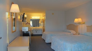 Dubbelrum - 2 queensize-sängar | Gratis wi-fi och sängkläder