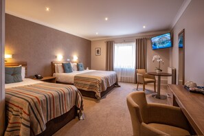 In-room safe, iron/ironing board, free WiFi, bed sheets - The Lodge Hotel (Coleraine)