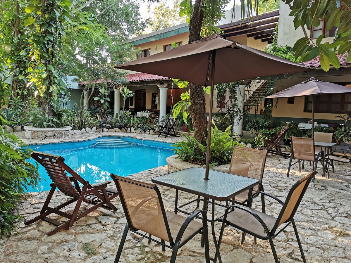 Casa Quetzal Hotel pool area