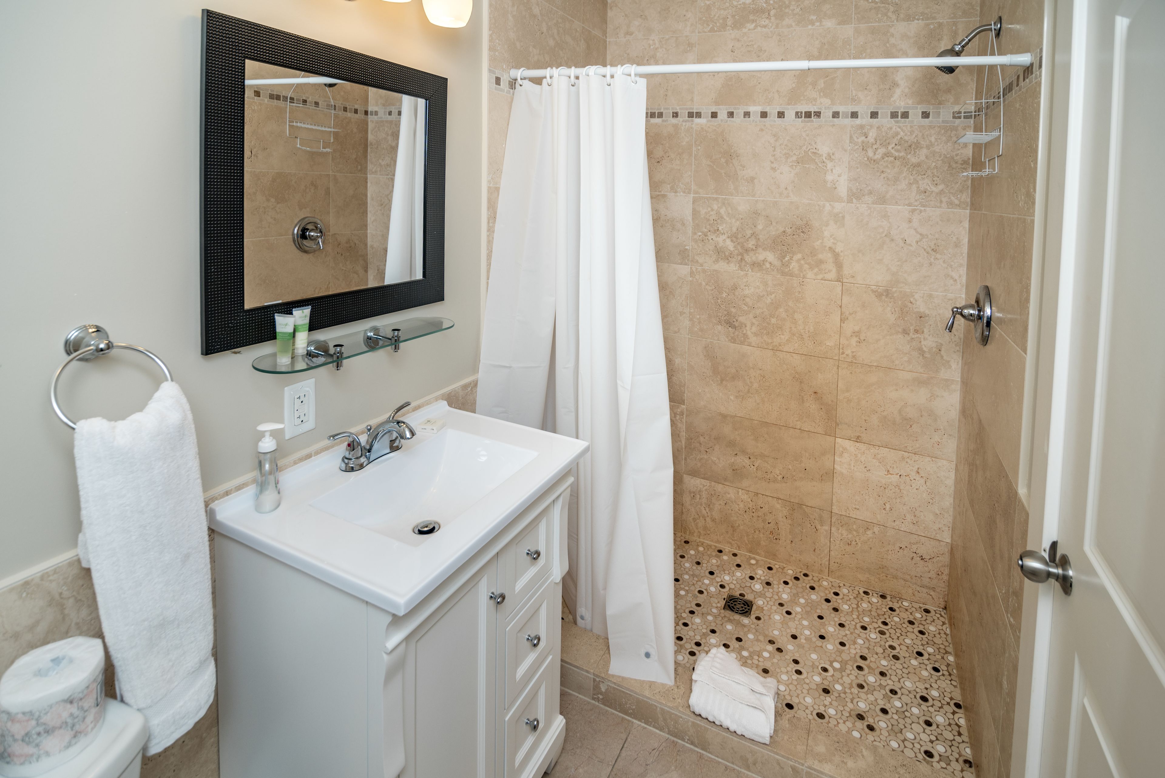 signature room, 1 queen bed, patio, ocean view | individually decorated, individually furnished, soundproofing