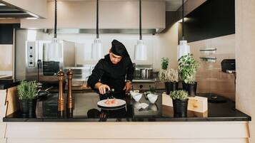 3 restaurants, breakfast, lunch, dinner served; Mediterranean cuisine