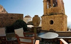 Superior dubbelrum eller tvåbäddsrum - havsutsikt | Terrass/Patio