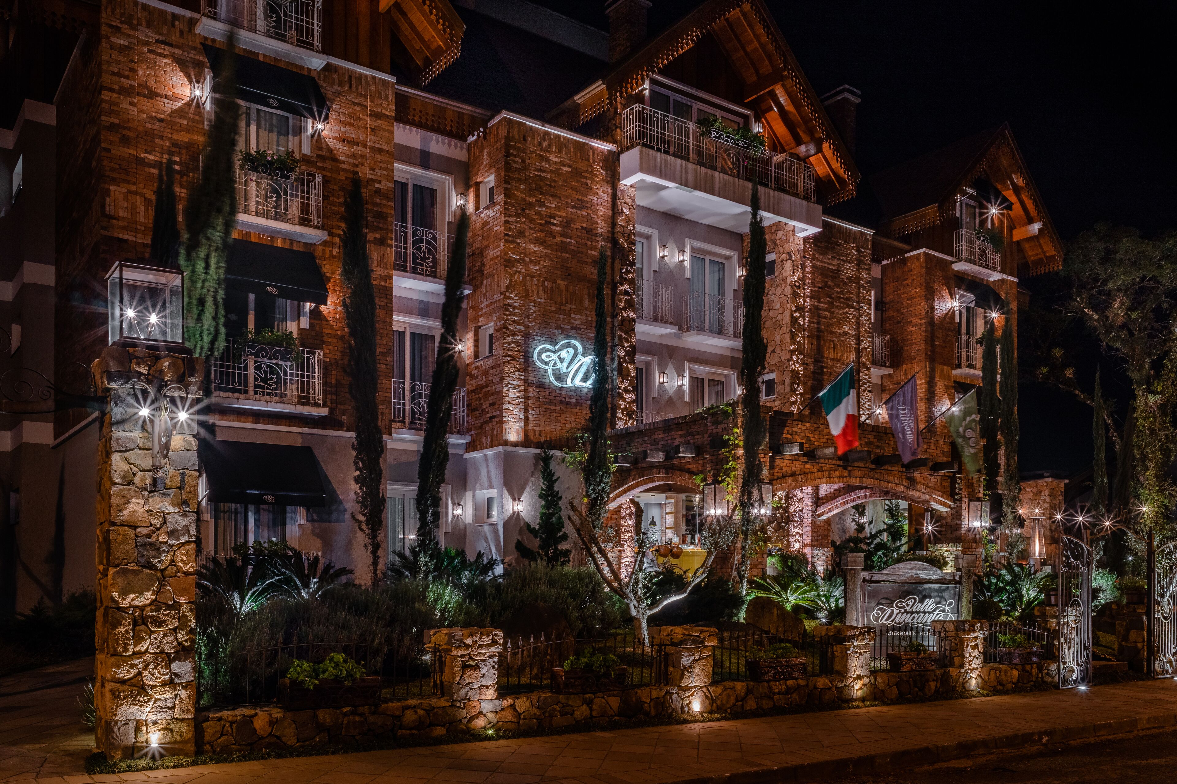 Front of property - evening/night