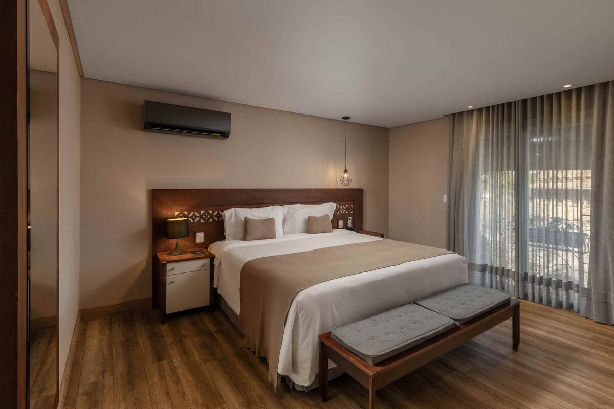 1 habitación, ropa de cama de alta calidad y minibar 