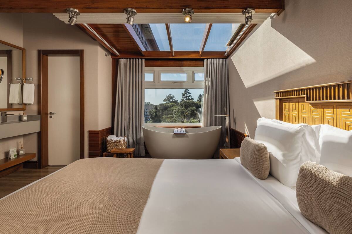 1 habitación, ropa de cama de alta calidad y minibar 