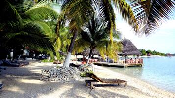 Vue sur la plage/lâocĂ©an