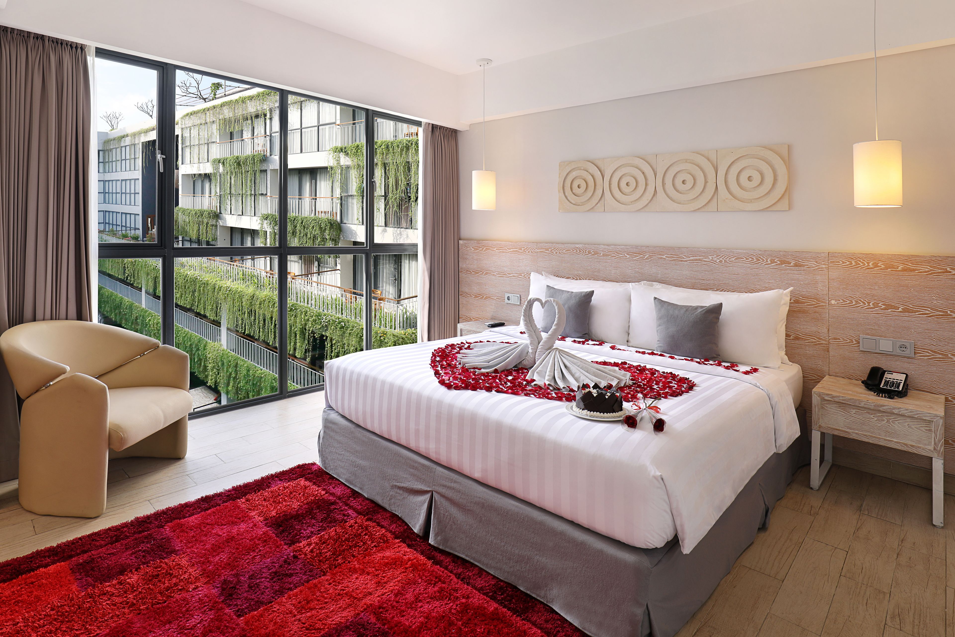 deluxe double room | view from room