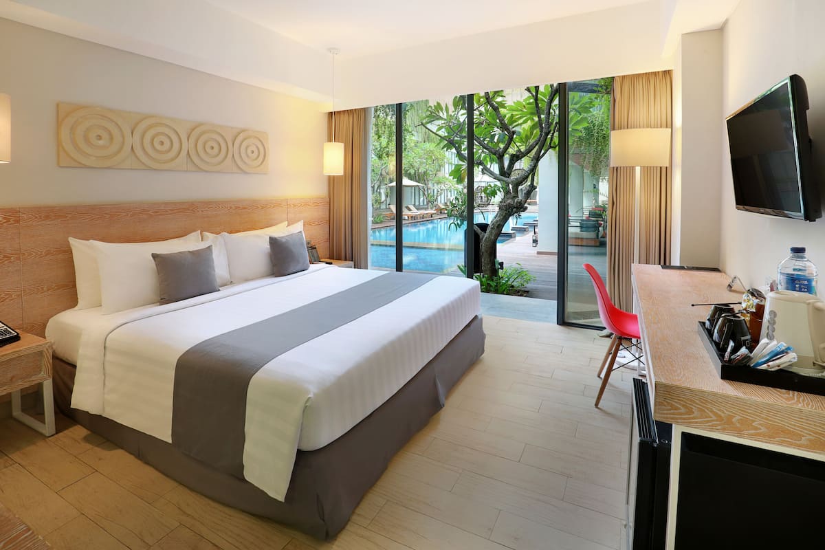 Deluxe-Zimmer, Poolzugang | Ausblick vom Zimmer