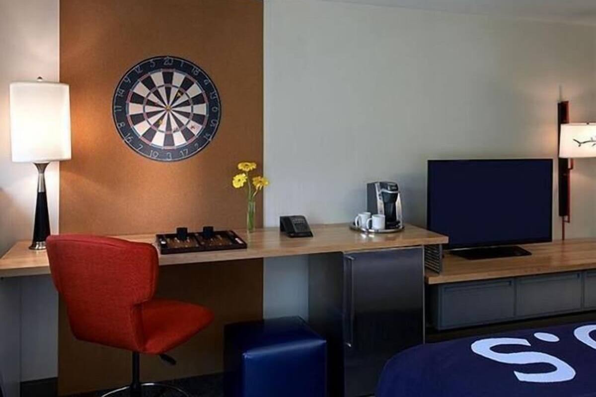 Premium bedding, pillow-top beds, in-room safe, desk