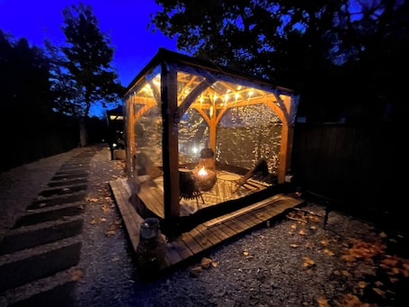 Un sauna, hidroterapia