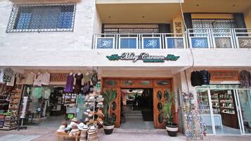 Vista frontal de la propiedad