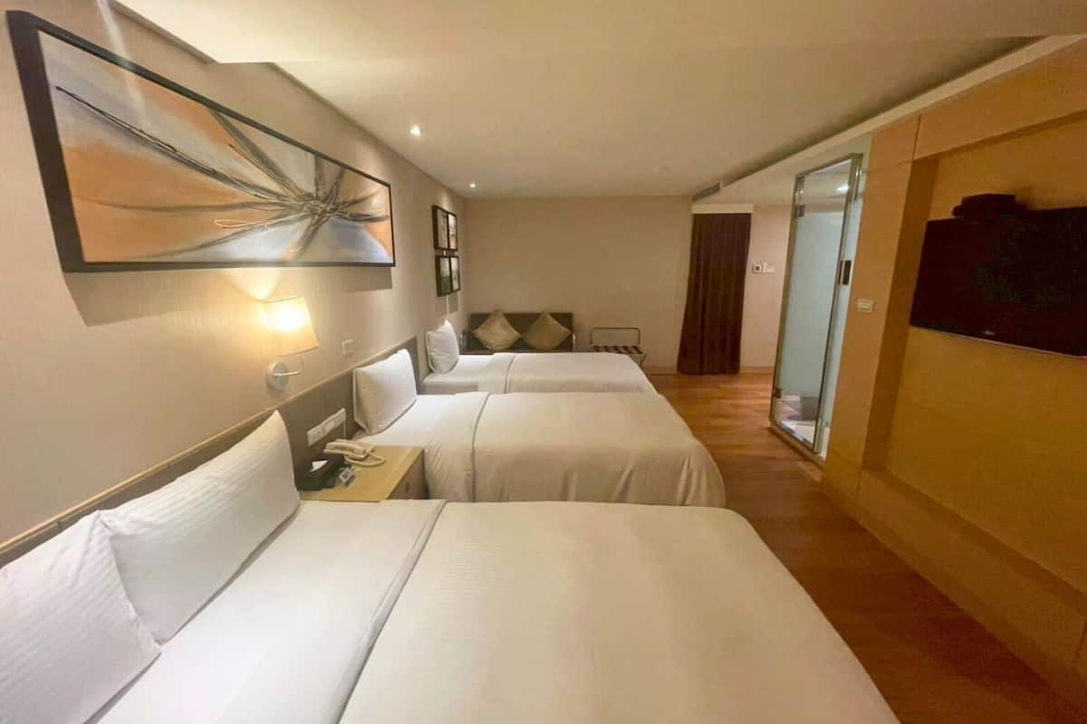 In-room safe, desk, blackout curtains, iron/ironing board
