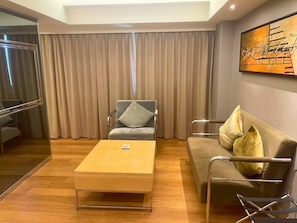 In-room safe, desk, blackout curtains, iron/ironing board