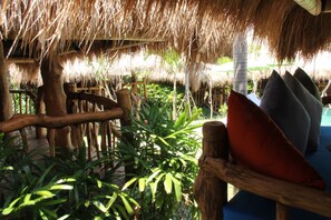 Deluxe Bungalow, 1 Queen Bed | Property grounds - The Calmtree Bungalows (Canggu)