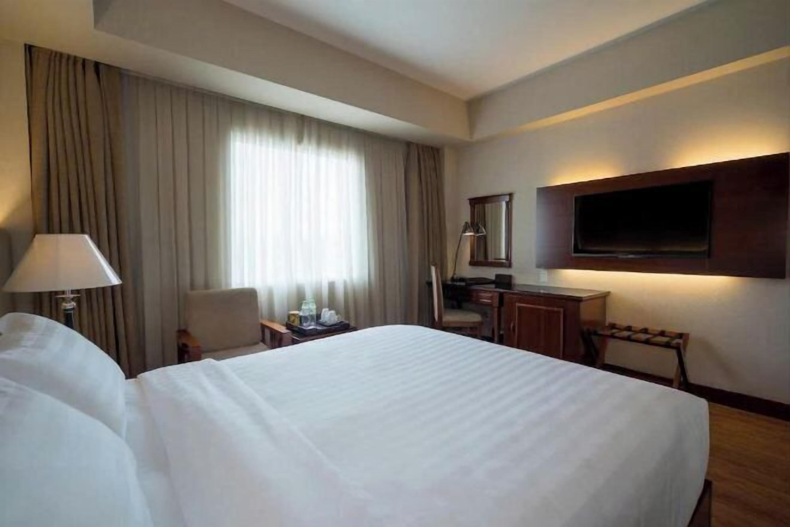 1 slaapkamer, luxe beddengoed, een minibar, een kluis op de kamer