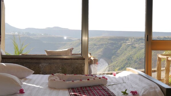 Uitzicht op de bergen