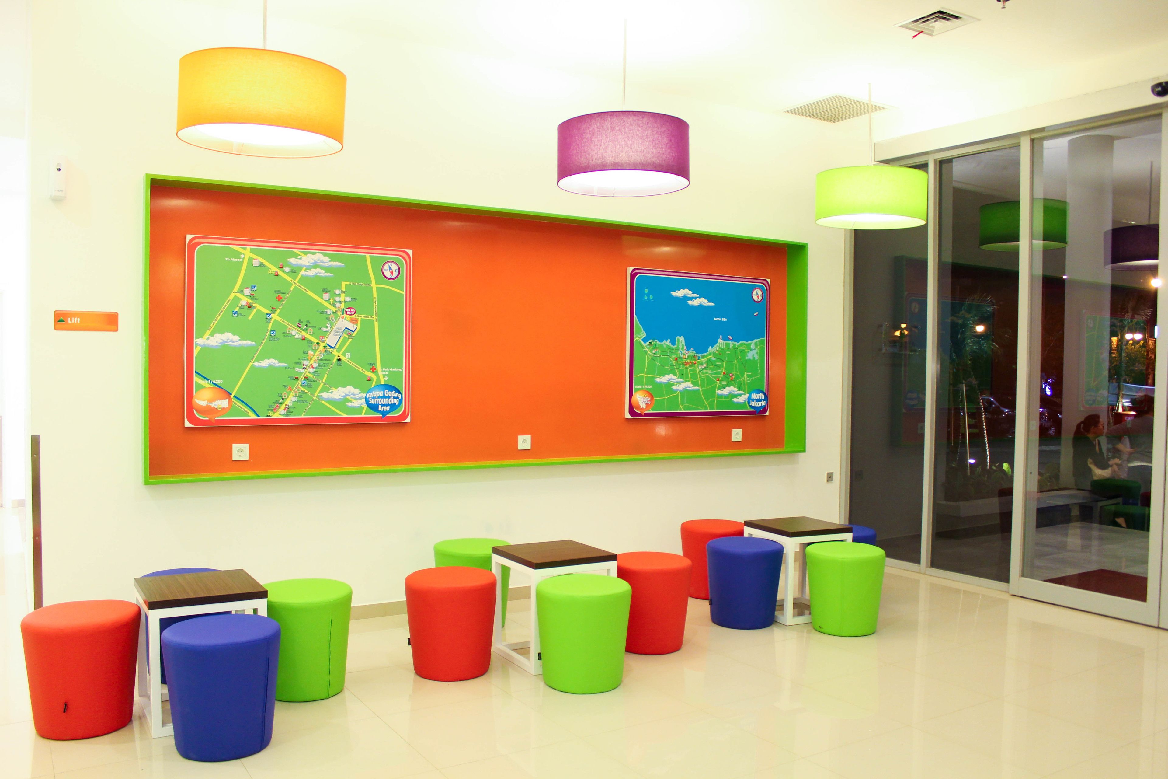 Lobby sitting area