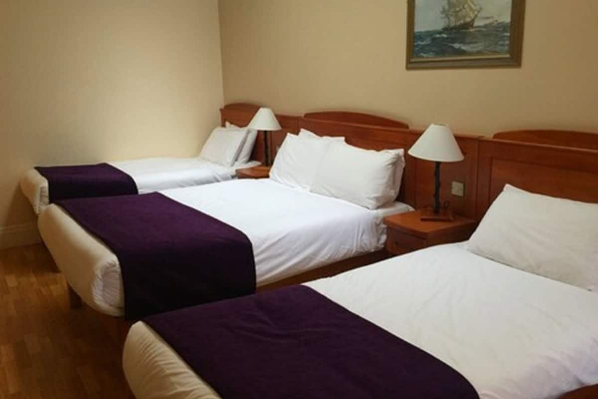 In-room safe, desk, laptop workspace, iron/ironing board