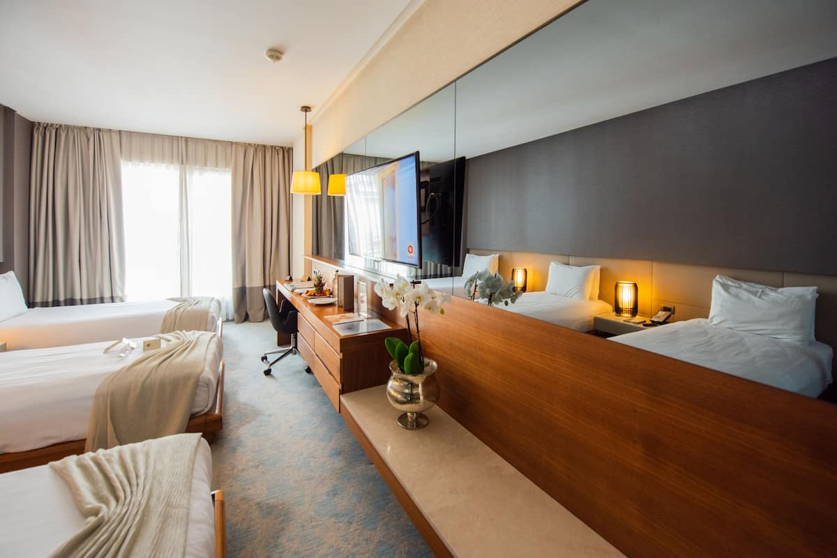 Standard Triple Room | Frette Italian sheets, premium bedding, minibar, in-room safe