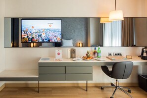 Italienische Bettbezüge von Frette, hochwertige Bettwaren, Minibar