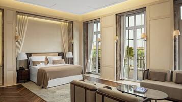 Premium bedding, down duvets, pillow-top beds, minibar