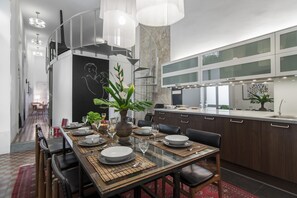Apartment, 4 Bedrooms | Living area