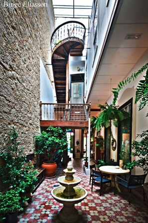 Interior entrance