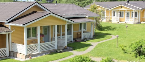 Blick von der Unterkunft