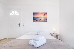 Standard Double Room | Premium bedding, minibar, in-room safe, blackout drapes - LavaRock Villa (Santorini)