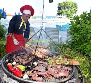 Aire de pique-nique/barbecue