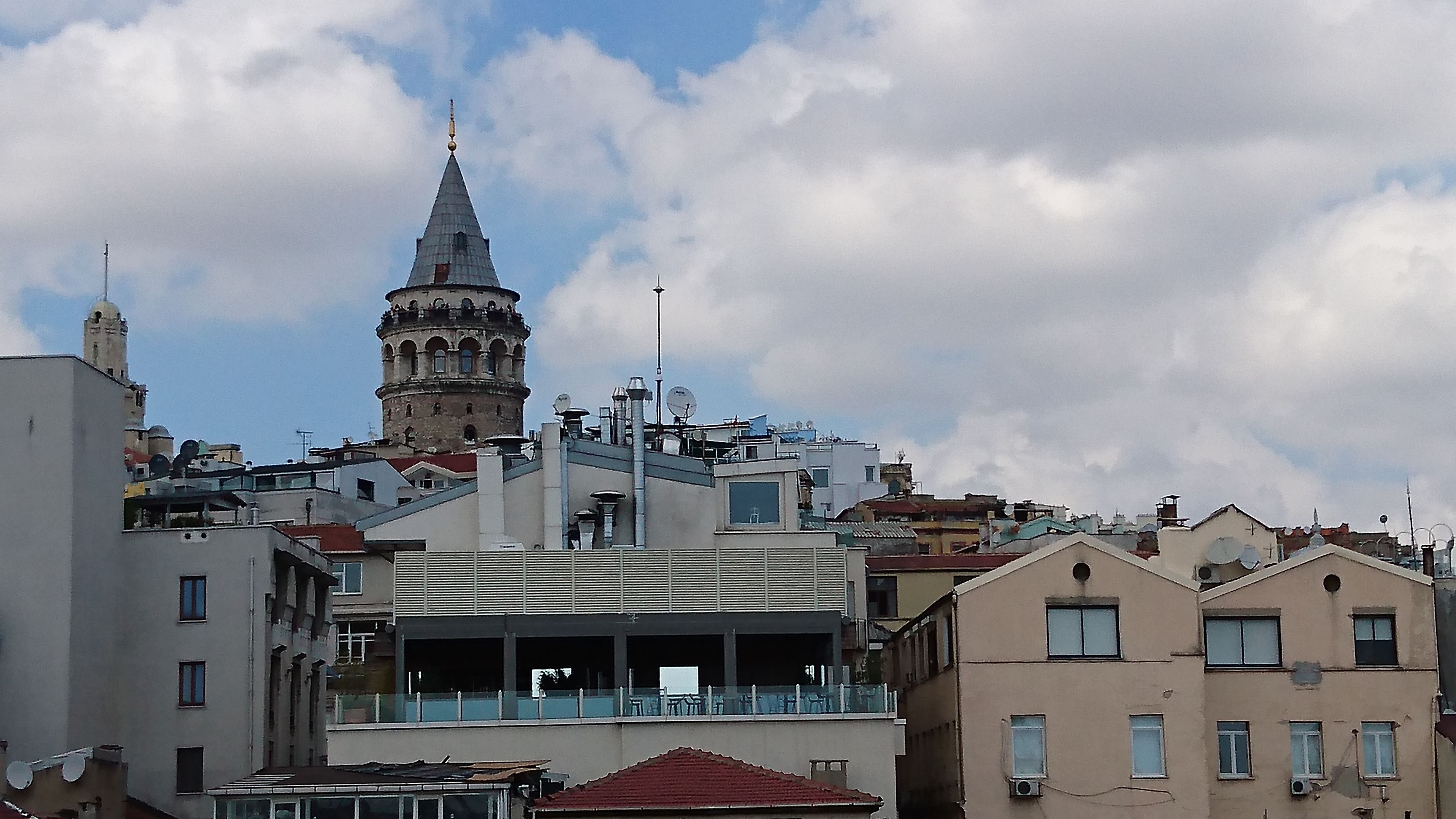 superior double room with balcony and galata tower view | view from room
