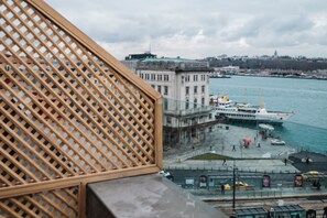 Superior Double Room, Balcony, Partial Sea View | Balcony view - Nordstern Hotel Galata (Istanbul)