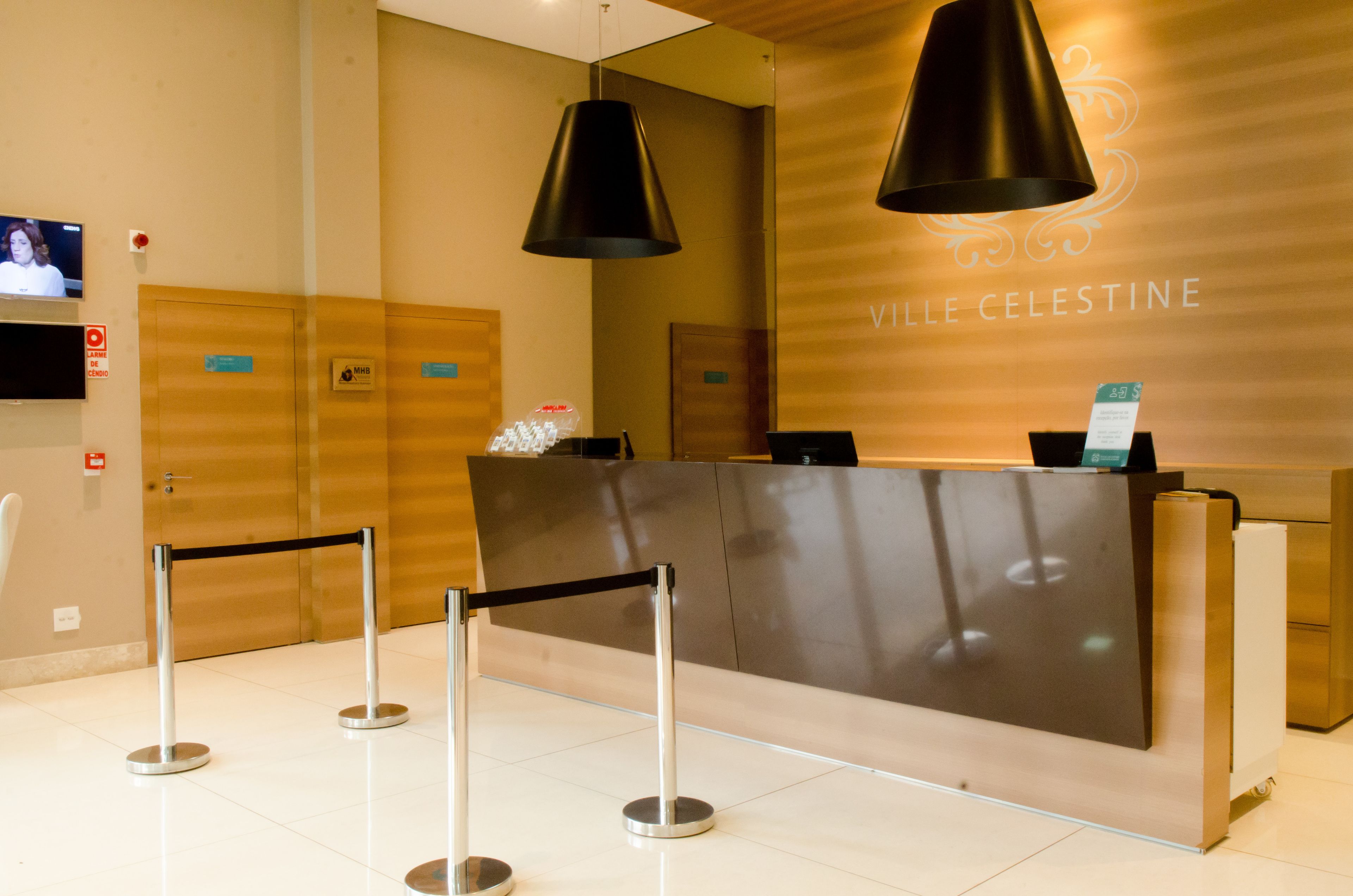 Mostrador para check-in y check-out