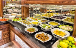 Daily buffet breakfast (EUR 7 per person)