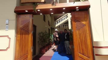 Entrada de la propiedad