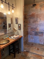 Southern Comfort Room | Bathroom | Free toiletries, hair dryer, towels, soap