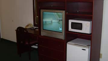 Desk, iron/ironing board, free WiFi, bed sheets