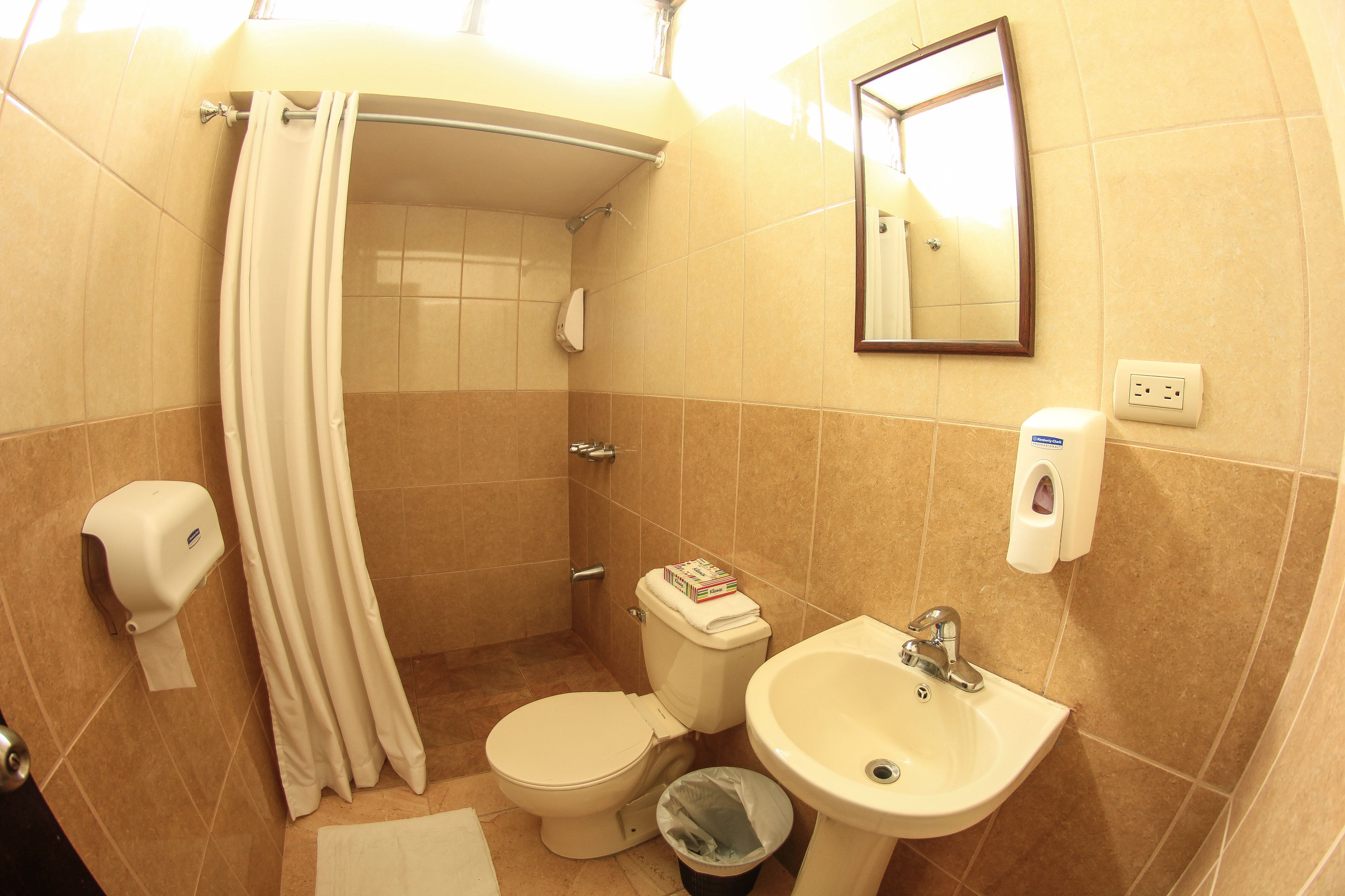 standard room, garden view | bathroom | shower, free toiletries, towels